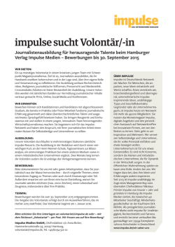 Volontariat bei impulse