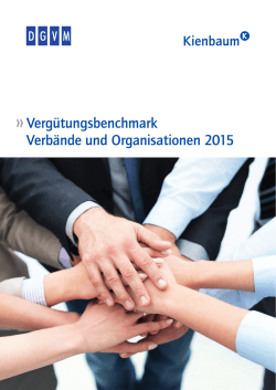Verg&uuml;tungsbenchmark Verb&auml;nde und Organisationen