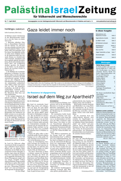 Israel auf dem Weg zur Apartheid? Gaza leidet immer noch