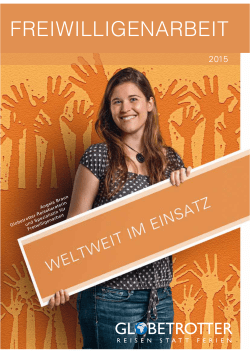 Freiwilligenarbeit weltweit