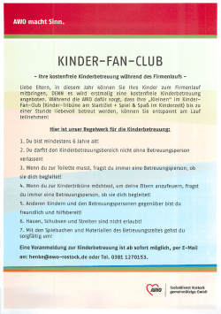 KINDER-FAN-CLUB - 6. Rostocker Firmenlauf
