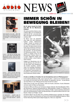 IMMER SCH&Ouml;N IN BEWEGUNG BLEIBEN! >>