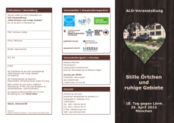 Stille Örtchen und ruhige Gebiete
