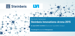 Steinbeis Innovations-Arena 2015 - Steinbeis
