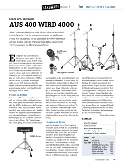 Sonor 4000er Hardware