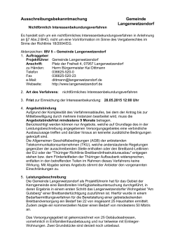 IBV 5 - Gemeinde Langenwetzendorf