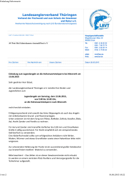 Jugendangeln am 13.06.2015 - Angelverein "Petri Heil