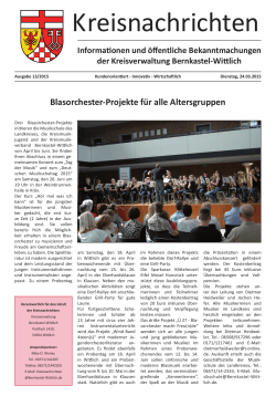 Ausgabe KW 13 - Landkreis Bernkastel