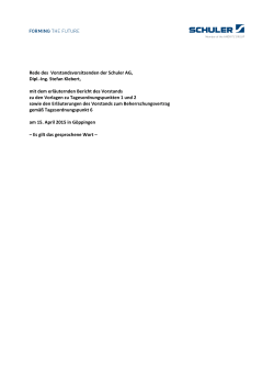 Ing. Stefan Klebert, mit dem erl&auml;uternden Bericht des