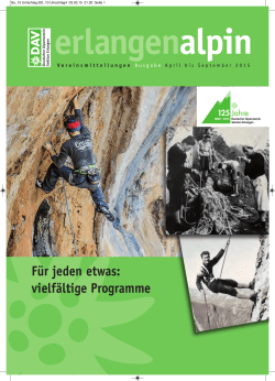 Für jeden etwas: vielfältige Programme