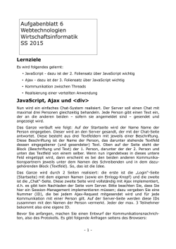 JavaScript, Ajax