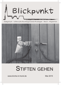 Gemeindebrief als PDF - Kirchengemeinde Frielingen