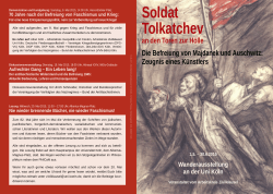 Soldat Tolkatchev - Arbeitskreis Zivilklausel an der Uni Köln