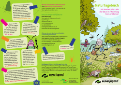 Naturtagebuch Flyer