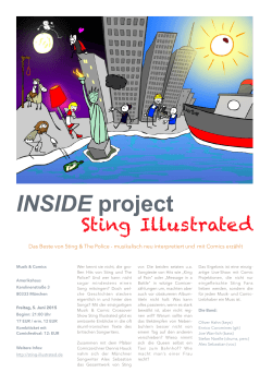INSIDE project - Sting Illustrated Programminfo Comicfestival