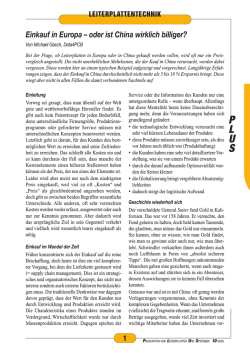 Einkauf in Europa | PDF