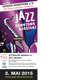 Programm 2015 - Jazz Downtown