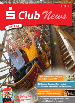 SClub-News - Kreissparkasse Reutlingen