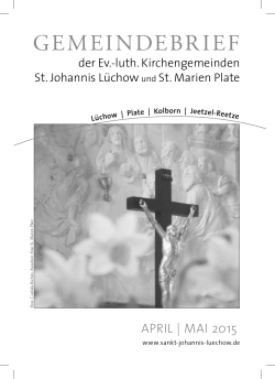 April/Mai 2015 - St. Johannis Lüchow
