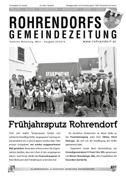 GEMEINDEzEItuNG - Rohrendorf bei Krems