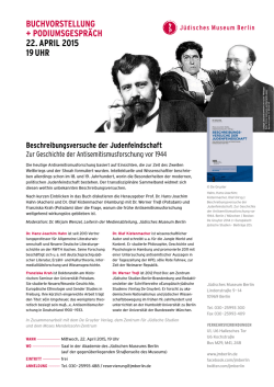 Flyer - Zentrum Jüdische Studien Berlin
