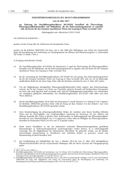 Durchf&uuml;hrungsbeschluss 2015/1684/EU