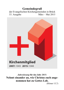 GemeindeB Maerz bis Mai 2015 - Kirchenkreis Mittelmark