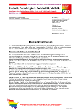 Eine starke Entscheidung f&uuml;r ein starkes Symbol! - SPD-NET-SH