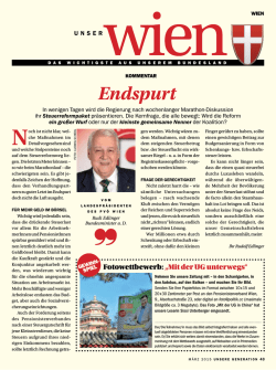 Endspurt - Pensionistenverband Wien