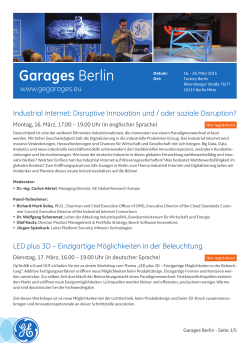 Garages Berlin - GE Healthcare