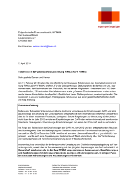 GwV-FINMA - Economiesuisse