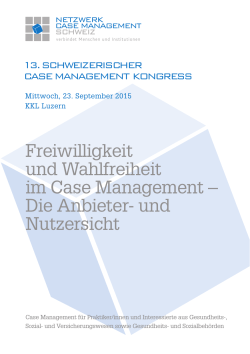 Zu Ausschreibung/Programm - Netzwerk