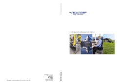 119. Geschäftsbericht 2014