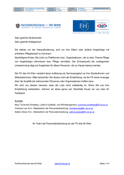 Infos f&uuml;r pflegende Angeh&ouml;rige