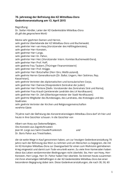 Dr. Stefan Hördler - Gedenkstätte Buchenwald