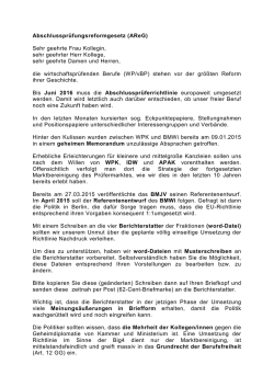 Ich darf Sie bitten, sich zahlreich an der Aktion zu