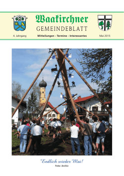 Endlich wieder Mai! - Gemeinde Waakirchen