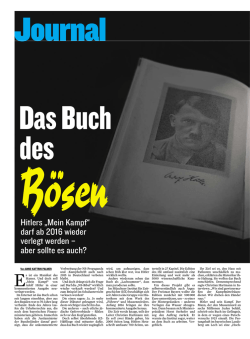 Hitlers &bdquo;Mein Kampf&ldquo; darf ab 2016 wieder verlegt
