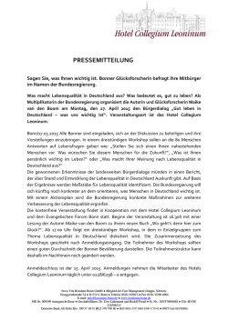 Gut leben in Deutschland - was uns wichtig ist