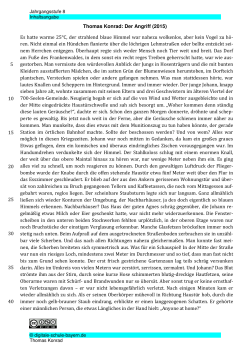 Text und Musteraufsatz - Konrad, Der Angriff
