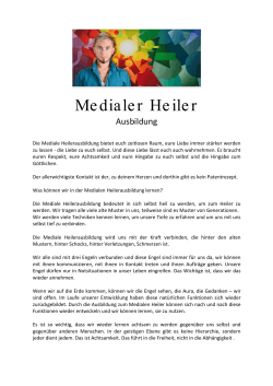 Medialer Heiler - Stefan Sieberer »ANNRAI