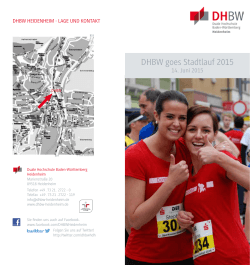 DHBW goes Stadtlauf 2015