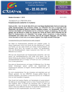 CREA1.15_Trendbericht, PDF - Westfalenhallen Dortmund GmbH