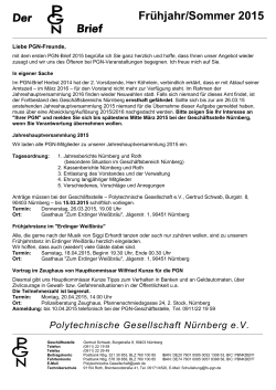 PGN-Brief Frühjahr 2015-1 - polytechnische