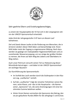 Informationsabend zum UNICEF