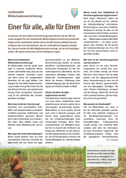 Wildschadensversicherung
