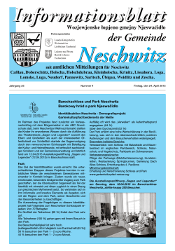 April 2015 - Gemeinde Neschwitz