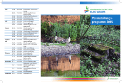 Veranstaltungskalender Portal Burg Wissem 2015 als PDF