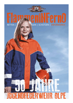Festschrift zum 50. j&auml;hrigen Bestehen der Jugendfeuerwehr Olpe