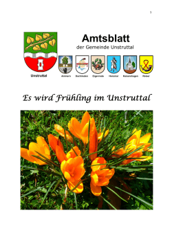 April - Gemeinde Unstruttal
